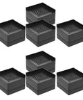 8 Piece Non Slip Furniture Pads Thick Rubber Feet Protectors Anti Skid Floor Grippers For Beds Couches Desks And Furniture Risers