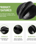 Replacement Slow Cooker Knob For SCV700-CH-BR Model showcasing its durable heat-resistant plastic and secure grip features.