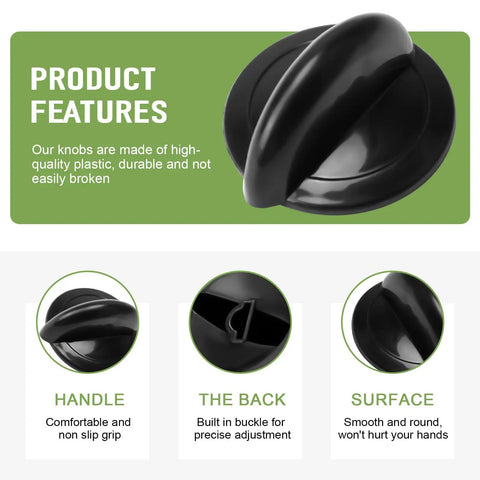 Replacement Slow Cooker Knob For SCV700-CH-BR Model showcasing its durable heat-resistant plastic and secure grip features.