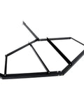 Tow Behind Drag Harrow With Pin Style Hitch 72 Inch Width Driveway Grader for ATVs UTVs garden tractors, adjustable center bars.
