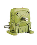Heavy Duty 50 Series Worm Gear Reducer Box Featuring Custom Speed Ratios Hella Durable Design, compact steel housing.