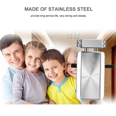 Smart Wireless Remote Door Lock With Electronic Deadbolt Anti Theft Keyless Entry System beside family