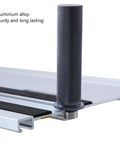 Two Pack Nineteen Millimeter Aluminum Clamp Tenons For Woodworking Tables And Table Holes, Quick And Easy Clamp System shown