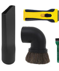 Two And A Half Inch Dusting Brush Tool Attachment Set For Shop Vacuums Fits Two And A Half Inch Accessories With Round Horsehair Brush Crevice Tool Scraper And Wet Dry Extension Wands And Hoses Vacuum Cleaner Accessories Must Have including round horsehair brush, crevice tool, and scraper