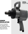 One Inch Air Impact Wrench With Pistol Grip, Delivers Up To 1475 Ft Lbs Max Torque, Heavy Duty Build With Metal Housing
