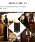 Pro Grade PVC Heat Shrink Capsules For Wine Bottles 100 Pack Black Sealer Shrink Caps For Professional Winemaking Home Use