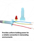 3M Direct Bury Splice Kit DBR/Y-6, blue translucent housing with 2 splice tubes and 2 R/Y connectors for 18-10 AWG wires