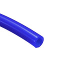 Blue PU Air Tubing 6mm OD 4mm ID 10M Pneumatic Hose For Pros And DIYers showing close-up of polyurethane flexible air tube