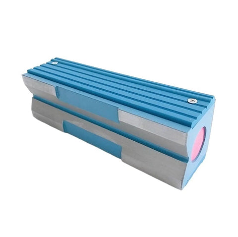Heavy Duty Spirit Level Offering Hella Precise 0.02mm Measurements With Sturdy Construction And Crisp Vials For Quick Layouts and Reliable Performance On Any Job, blue aluminum frame, compact design.