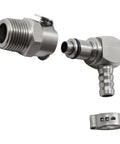 Fuel Line Quick Release Disconnect Coupling For BMW R1200GS S1000RR XR Aftermarket Stainless Steel Kit in parts view