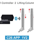 Reliable Heavy Duty Linear Actuator Motor For Tv Lifts And Motorized Table Legs delivering smooth electric lifting action with 2 columns.