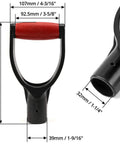 Durable Plastic Spade Shovel Handle With D Grip For One And A Quarter Inch Shovels Easy Install Replace Your Shovel Handle