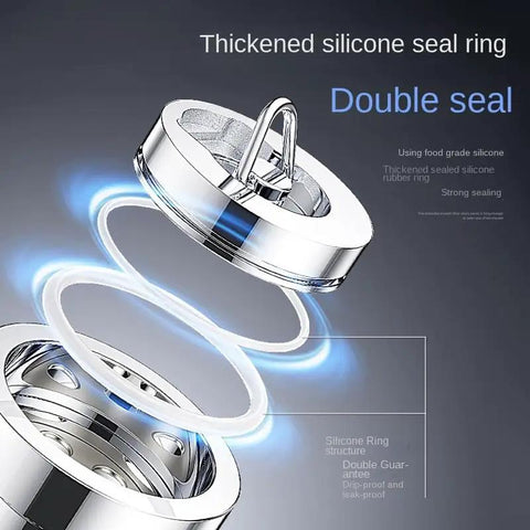 Invisible Floor Drain Copper Swimming Pool Bathtub Hot(Round,75 Tube) with thickened silicone seal ring for strong sealing.