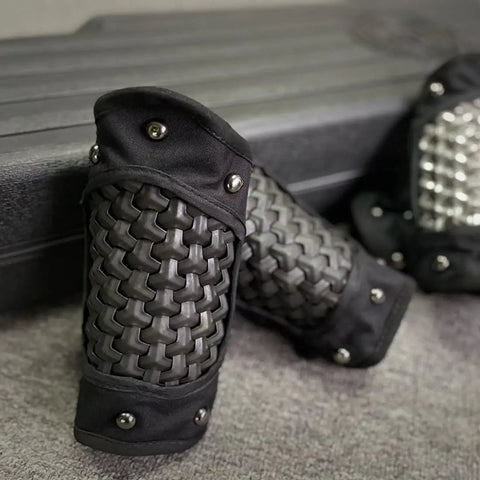 Samurai Tactical Armor Full Set For Plate Carriers And Chest Rigs, Complete Armor Kit with visible wrist armor on display