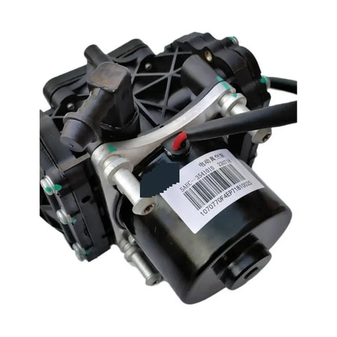 Top Shelf Electric Vacuum Pump Unit Compatible With BYD Tang Qin Song E5 E6 Yuan EV Qin Plus Hella, showing compact design and mounting details.