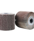 Get The Top 2 Pack 120mm Flap Wheel Abrasive Cloth for heavy duty polishing and sanding jobs, featuring aluminum oxide granules.
