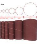 Top Shelf Quick Swap Spindle Sanding Sleeves For Oscillating Sander Multidrive Pad Replacement Kit Featuring Knockout Abrasive Rolls in various sizes.