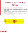 Bi-Metal Fast Cut Straight Pitch Hole Saw For Metal, Steel, And Wood With Abrasion Resistant HSS Teeth, Five Eighths Inch Diameter