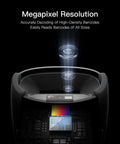 Wireless 2D Barcode Scanner Bluetooth 1MP QR Code Scanner With All Day Battery Life showing high-density barcode decoding