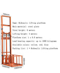 Heavy Hitter Electric Hydraulic Lift Table With A Rock Solid Steel Frame and No Sweat Push Button Raise Gear, dimensions 6m height, 1x0.8m platform.