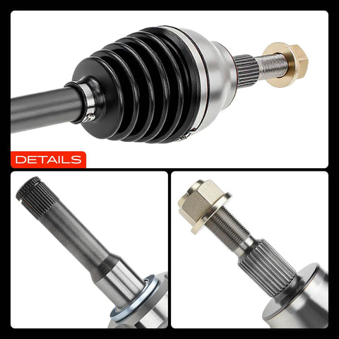 Front Left Driver Side CV Axle Shaft Assembly For Ford Escape 2013-2019 And Lincoln MKZ 2013 2.0L Turbo Axle Nut Included