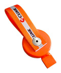 Orange surge brake lockout key with strap and magnet; fits UFP-type surge brakes on boat trailers.