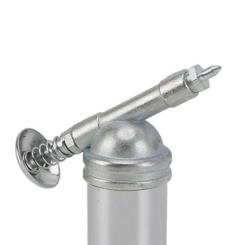 Heavy Duty Fabater Manual Oiler 80CC Stainless Steel Zinc Pump For Cars And Machinery spout and nozzle detail view.