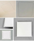 Slick White Wall Access Door And Concealed PVC Inspection Panel Paintable Utility Cover With Clean Flush Finish To Mask Messy Plumbing And Wiring Clutter Zero Hassle 30 By 30 Inch Reveal showing various angles and details.