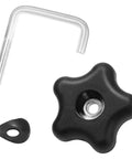 Cool Snow Blower Handle Knob And Lock Bolt Screw Kit Fits 1143779 Models For Lawn Mowers Heavy Duty Grip Perfect For Tough Chicago Winter Shoveling Jobs Super Secure Locking System black knob and bolt