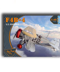 Box cover of 1/48 F4B US Marines Model Kit with aircraft artwork, part of One Forty Eight Scale F4B Four US Marines Aircraft Model Kit