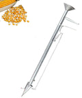 One Hand Garden Seeder And Seed Spreader Tool For Precise Sowing with stainless steel body and adjustable holes