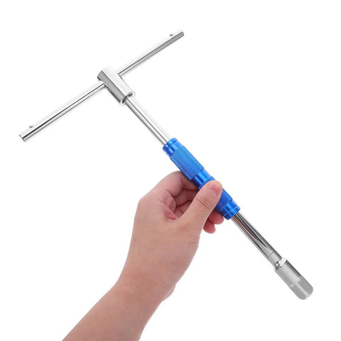 Heavy Duty Ratcheting T Handle Hex Socket Wrench Built Like A Tank For Daily Garage Tune Ups Quick Angle Shift Smooth Grip in hand