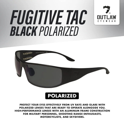 Fugitive TAC Spartan Version 2.5 Photochromic Sunglasses For Men Built For Day And Night Use Tactical Eye Protection.