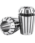 Top Tier 10 Pc ER20 Spring Steel Collet Set For CNC Milling Lathe Tools With Zero 3mm Runout Tolerance And Crisp Markings For Smooth Engraving Workholding That Just Works - detailed view of two collets.