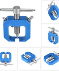 Blue ZLXHDL mini gear puller with stainless steel screw for RC pinion and bearing removal