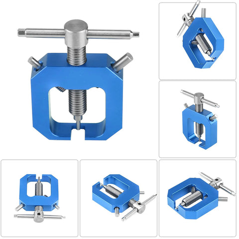 Blue ZLXHDL mini gear puller with stainless steel screw for RC pinion and bearing removal