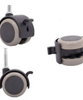 Kickass Two Inch Swivel Caster Wheels For Furniture, smooth nylon wheels with grip stem, 50mm size for heavy loads.