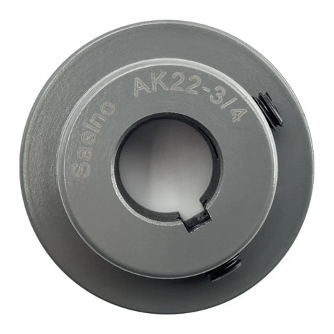 2.2 Inch Cast Iron Motor Pulley 3/4 Inch Bore 1 Groove For A, 3L And 4L V Belts, 2.2 Inch Outer Diameter, Standard Keyseat