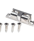 Durable Zinc Alloy Cabinet Door Bumper Beads With Ball Catch Magnets for cabinets drawers doors and cupboards in silver