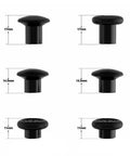 Six In One Replacement Thumbsticks Kit for Blade Advance and Ultra One Controllers, showing various white caps with specific measurements.