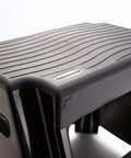 2 Step Molded Plastic Step Stool Lightweight With Slip Resistant Treads And Non Slip Feet Ideal For Kitchen Bathroom Office Or Garage Easy Carry With Cutout Handles Compact And Durable Amazon Exclusive