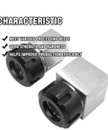 ER-32 Collet Chuck Block Set for CNC Lathe and Engraving Gear, Square and Hex Workpiece Holder, hardened tool steel blocks.