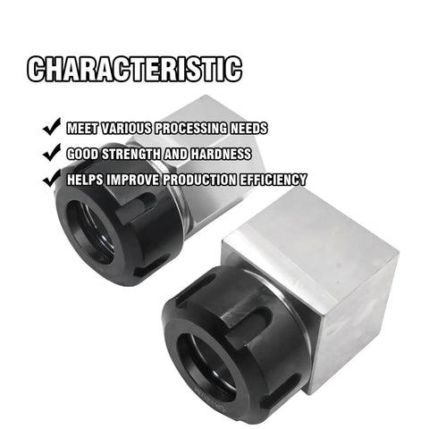 ER-32 Collet Chuck Block Set for CNC Lathe and Engraving Gear, Square and Hex Workpiece Holder, hardened tool steel blocks.