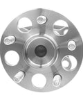 Front view of Rear Wheel Bearing Hub Assembly For Toyota Prius 2010 2011 2012 2013 2014 2015 And Prius Plug In 2012 2015 5 Lug ABS Included