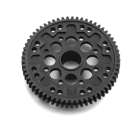 Beefed Up 61T 0.8M Hardened Steel Spur Gear for Arrma 1 By 10 Gorgon 4x2 Mega Monster Truck RC Car, front view