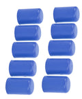 10Pcs Silicone Vacuum Hose Cap Kit 16mm Universal End Plugs For Car Intake Lines And Oil Vent Tubes Beefy Heat Resistant Hose Covers Blue