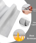 8 Piece Heat Press Pillow Bundle With Teflon Heat Transfer Pad And Heat Resistant Mat Set showing heat resistance features