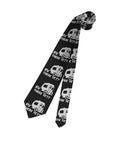 Men's Necktie Premium Fabric Business Formal Tie for Weddings Office Parties, 100 Percent Polyester with RV print