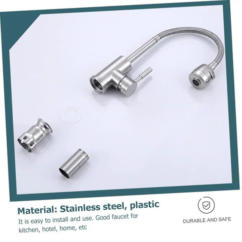 Shower Head 360 Degree Faucet Water Dispenser hot and Cold faucets Single-Tube tap for Kitchen Sink Rod Stainless Steel Single Handle parts