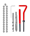 Awesome 30 Piece M6 X 1.0mm Stainless Steel Thread Repair Insert Kit For Cars That Fixes Stripped Bolts Like Magic With Hand Tools Included, M6 insert coils and tools